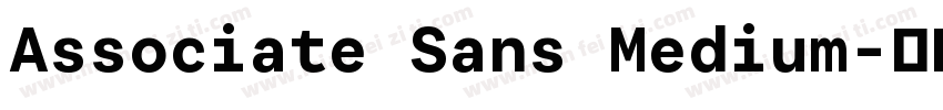 Associate Sans Medium字体转换